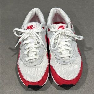 Nike White and Red Sneakers